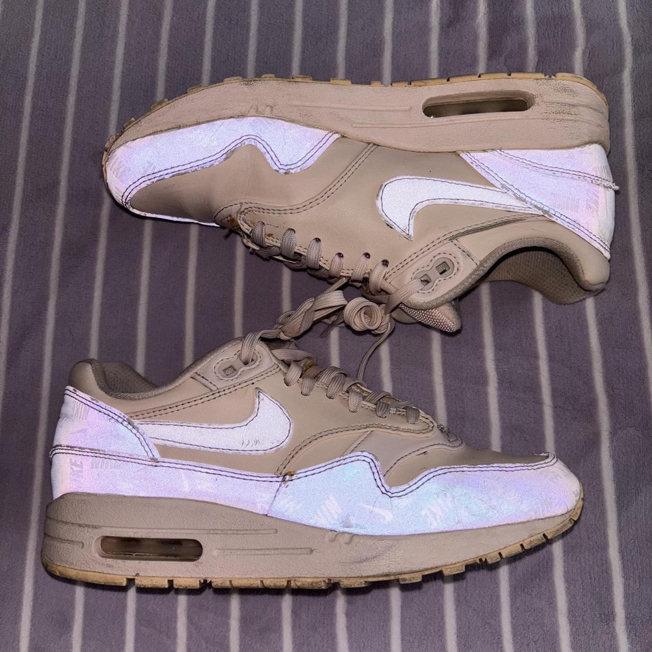 pink nike reflective shoes