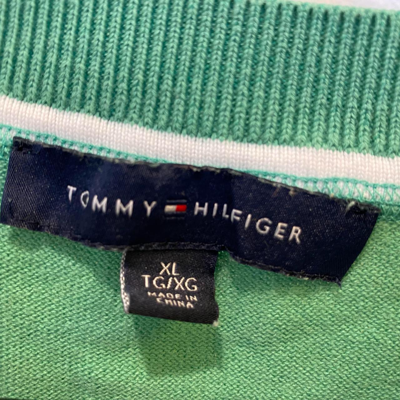 Embroidered Tommy Hilfiger Sweater Size XL - Depop