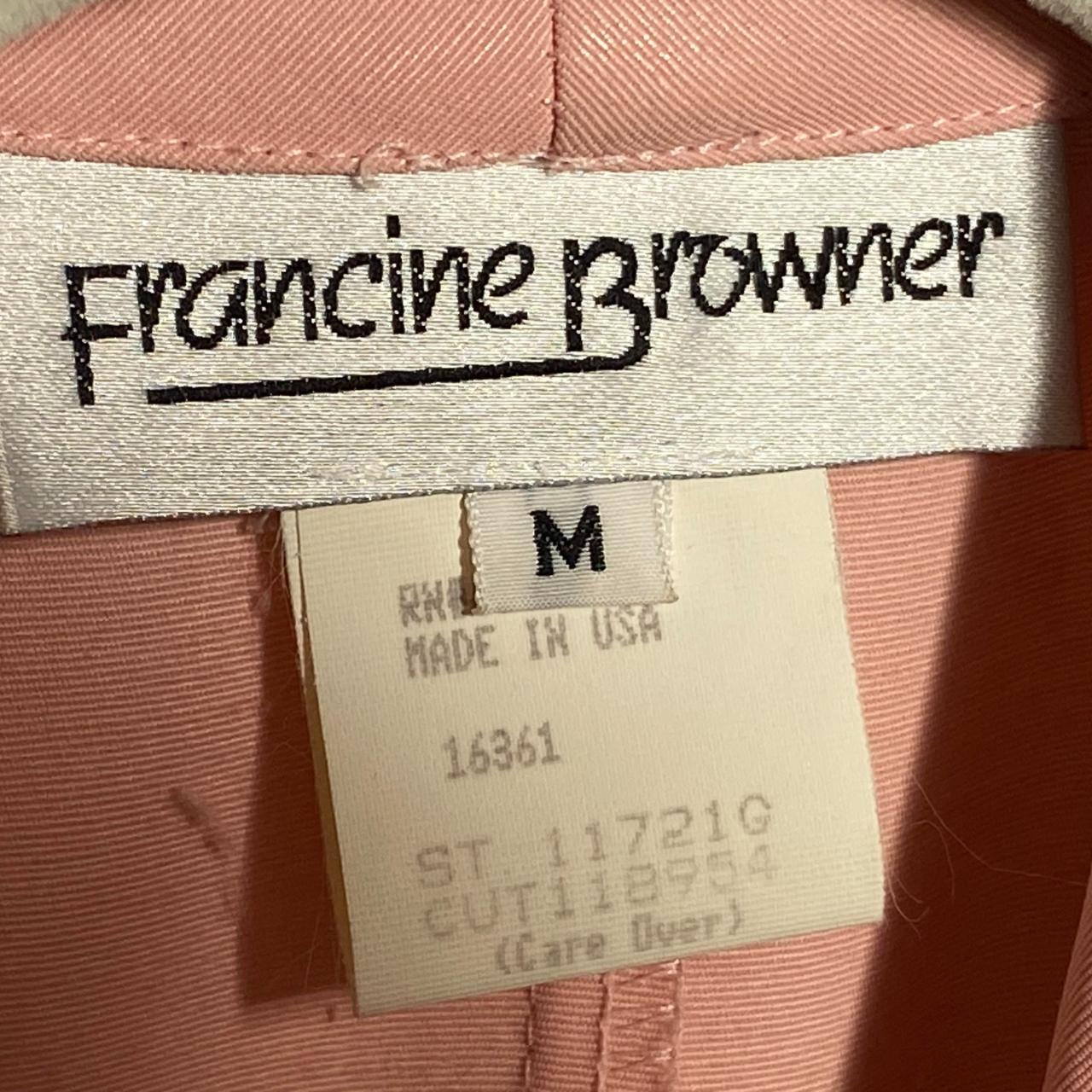 Vintage Francine Browner Pink Suit... - Depop