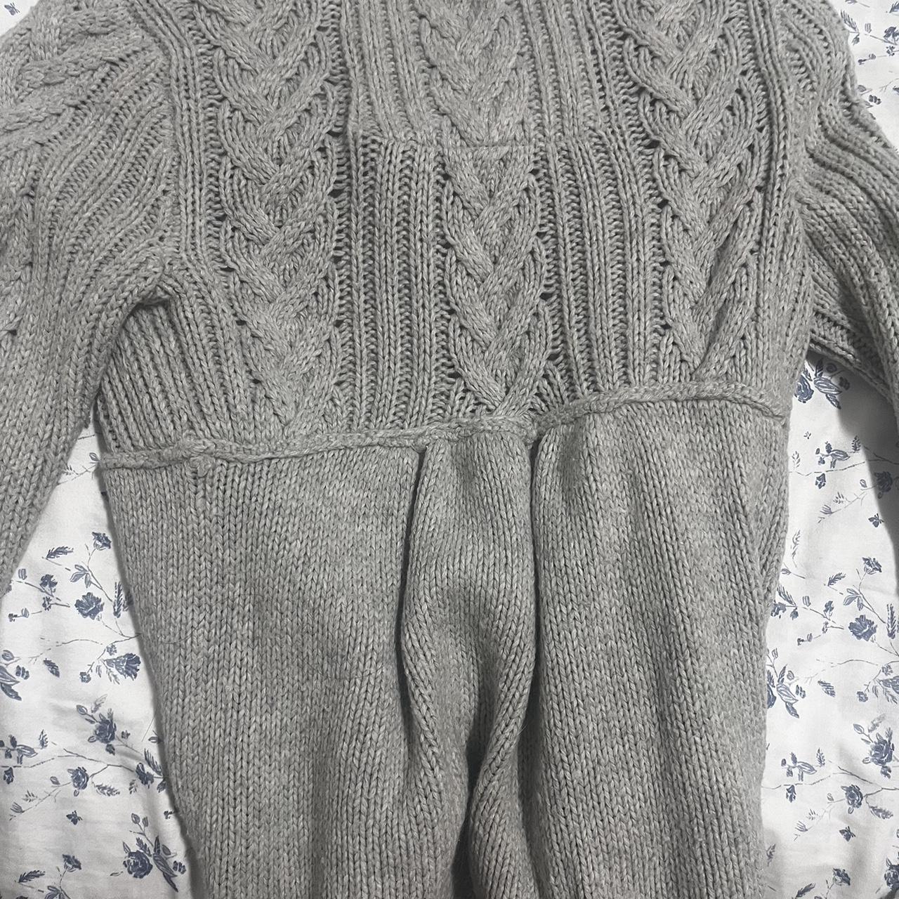 Abercrombie Fitch Women S Grey Cardigan Depop