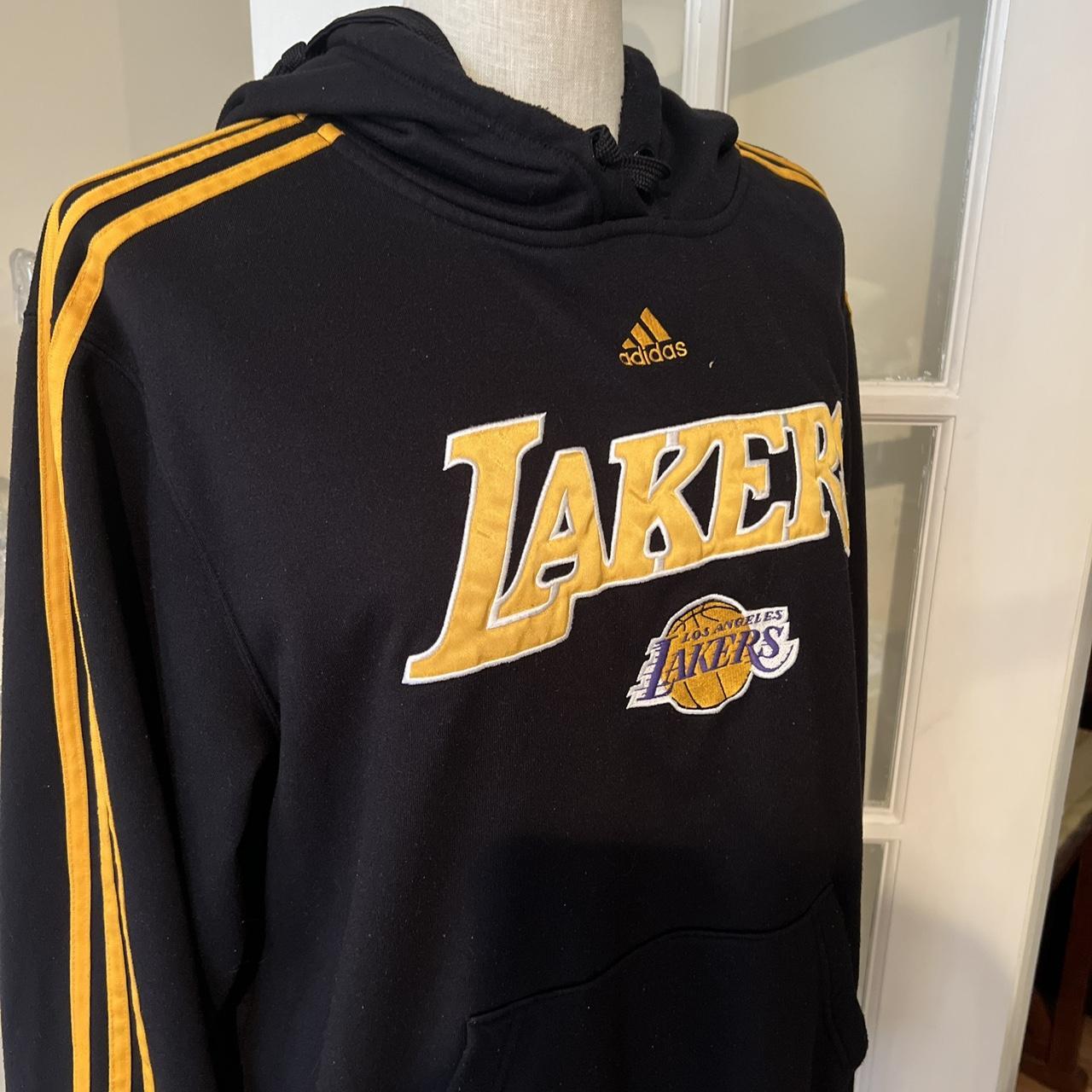 Los Angeles Lakers NBA Adidas Pullover Hoodie Men's