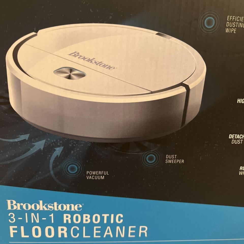 Brookstone 3 in 1 Robotic Vacuum Cleaner for Hard Depop