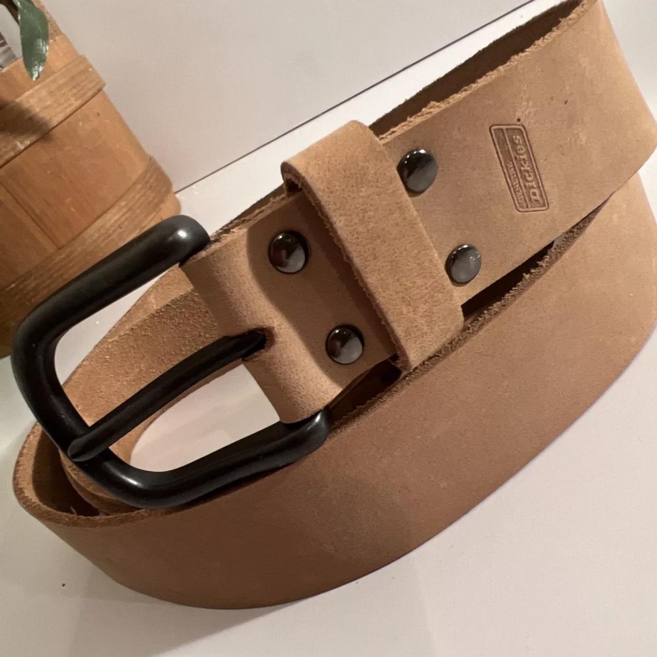 【初売り】 Dickies Genuine Tan Depop | Men's - Leather Genuine - Belt グローブ