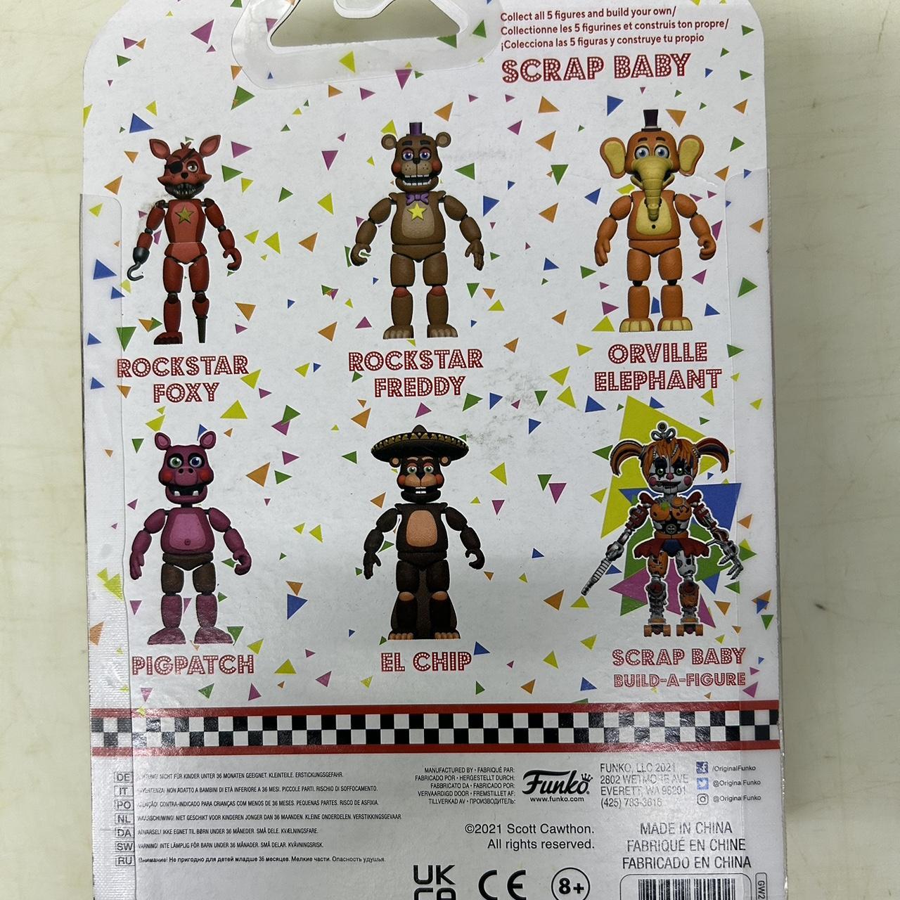 Scrap Baby Five Nights At Freddy's Rockstar Action Figures