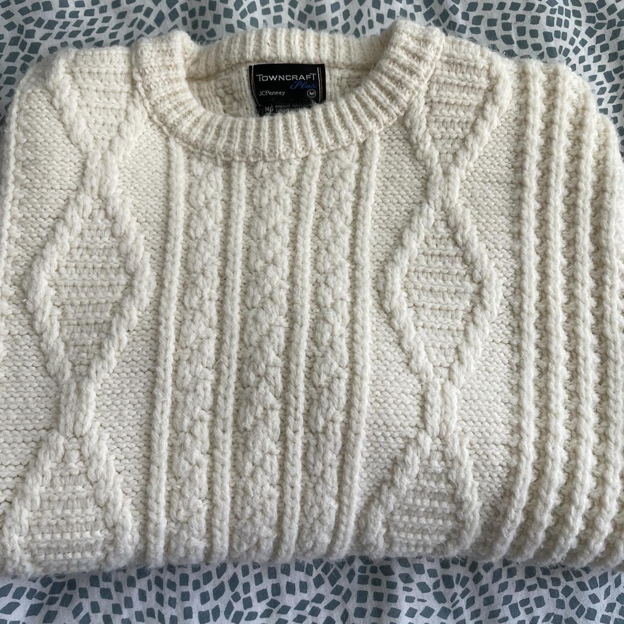 JCPenney Women's White Jumper | Depop