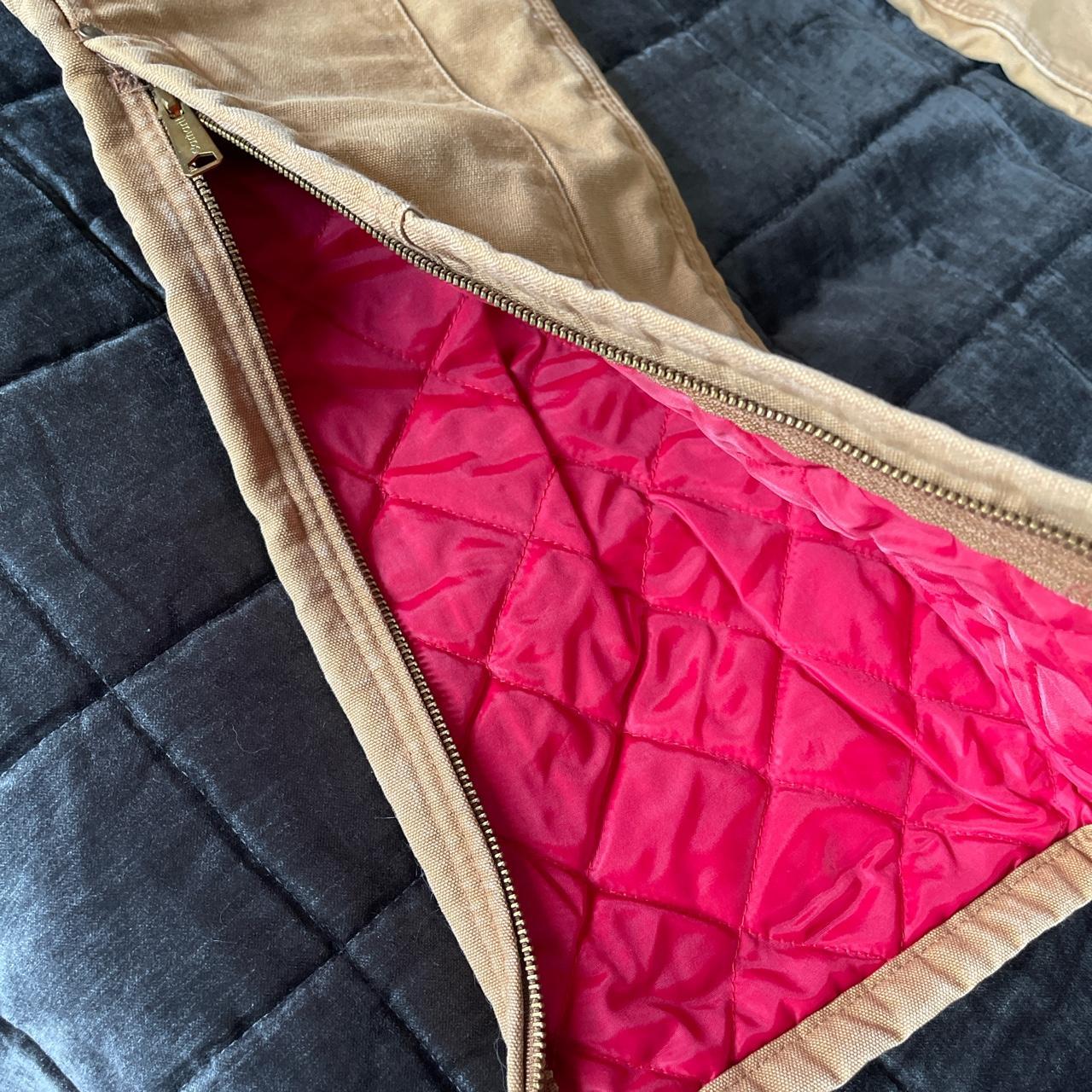 Kids carhartt overalls with quilted lining. Spot... Depop