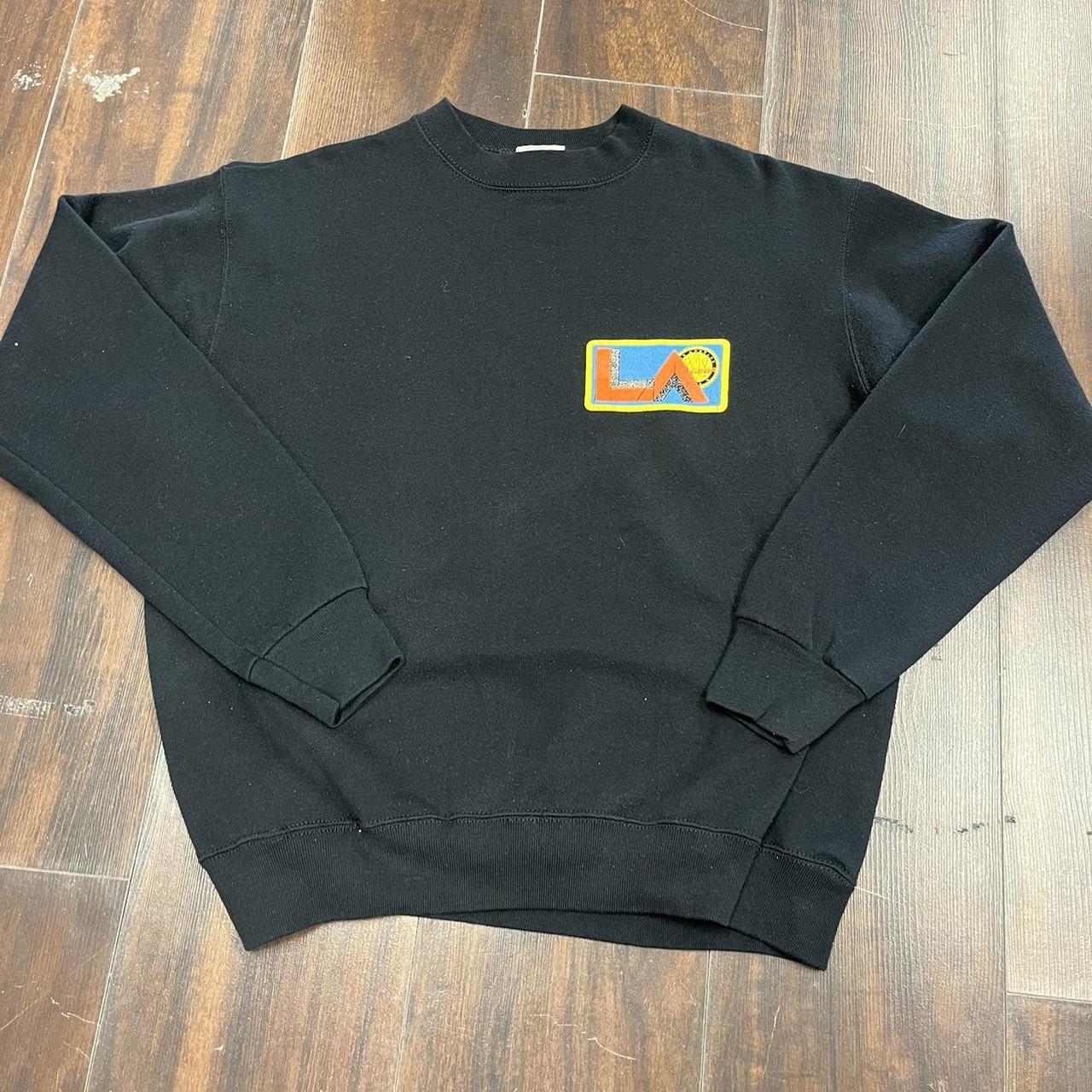 LA Gear Men's Black Jumper | Depop