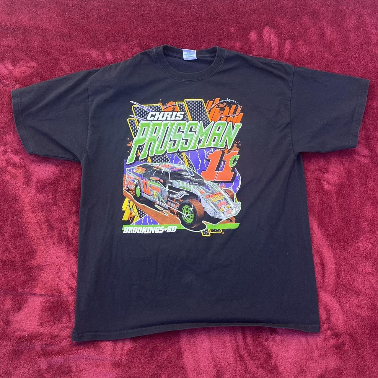 Y2K Rare Chris Prussman Off Road Racing Graphic... - Depop