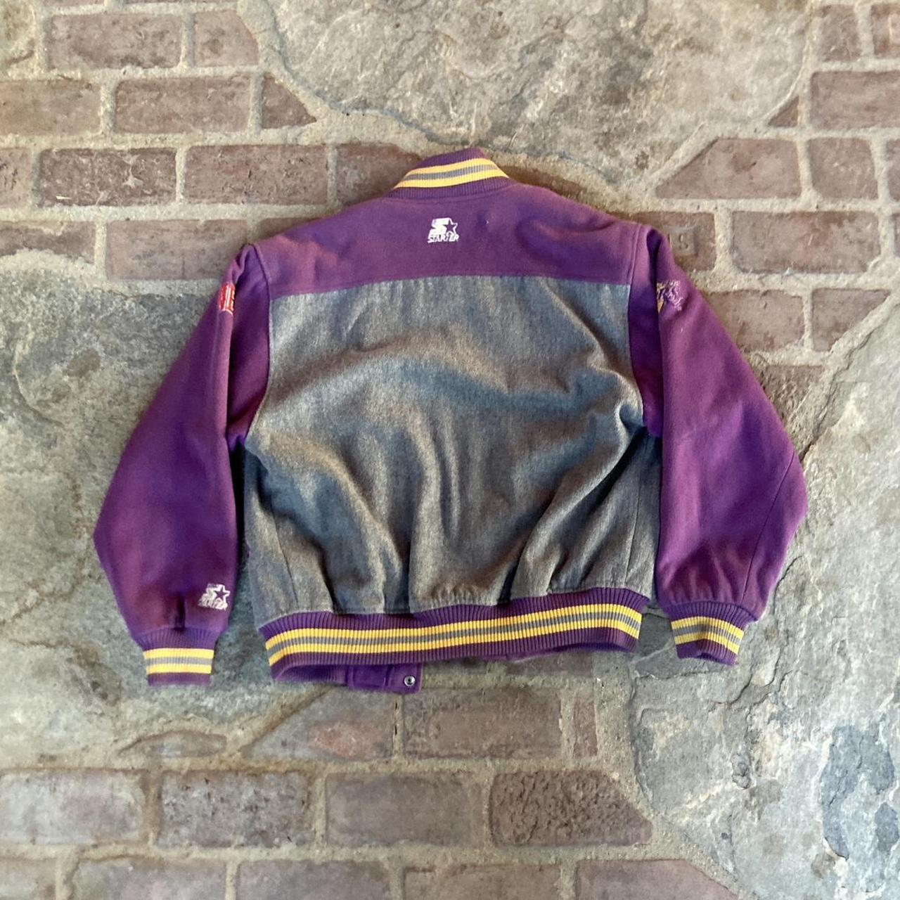 Super unique, vintage 90s LA Lakers Letterman Jacket - Depop