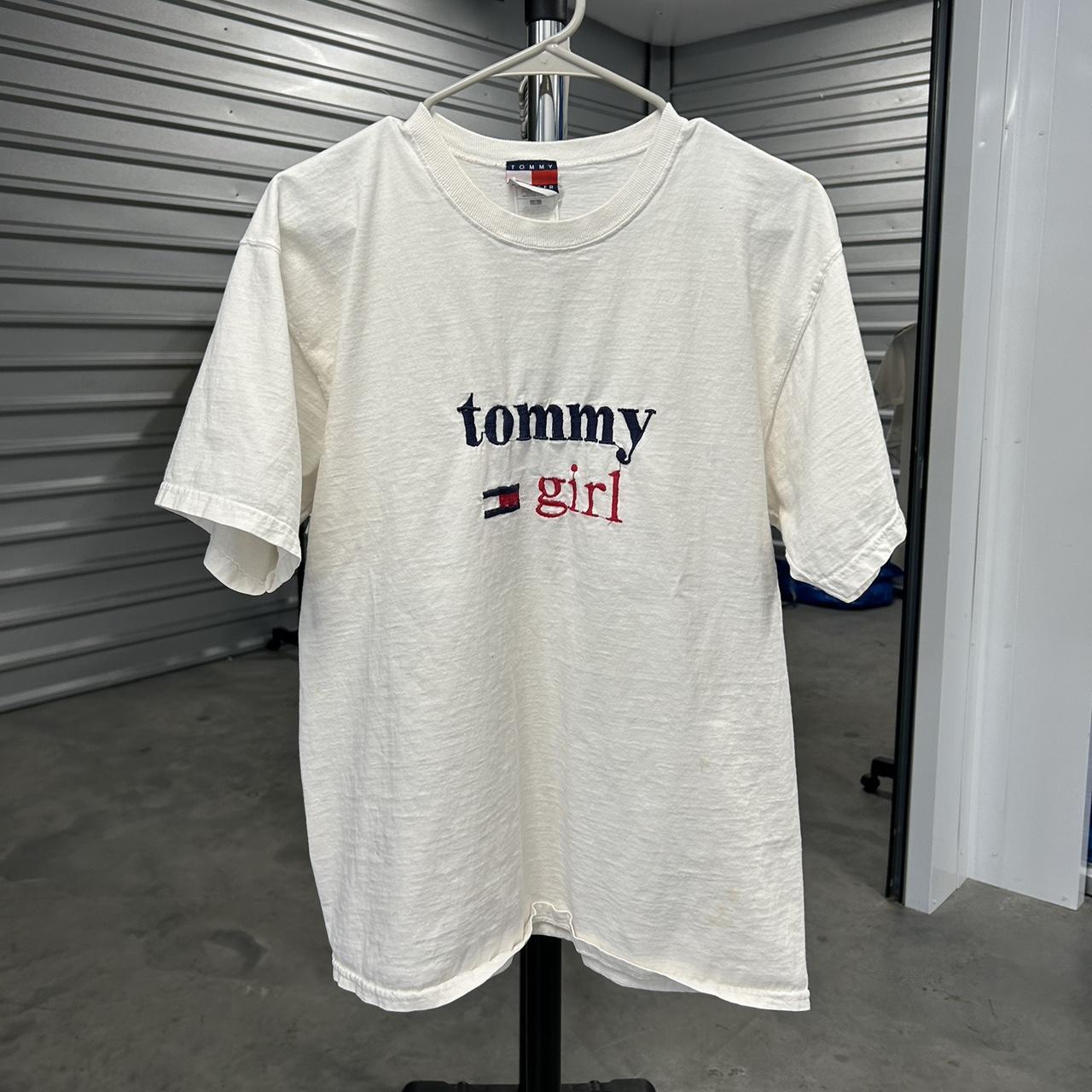 Vintage 90’s Tommy Hilfiger Bootleg Tommy Girl... - Depop