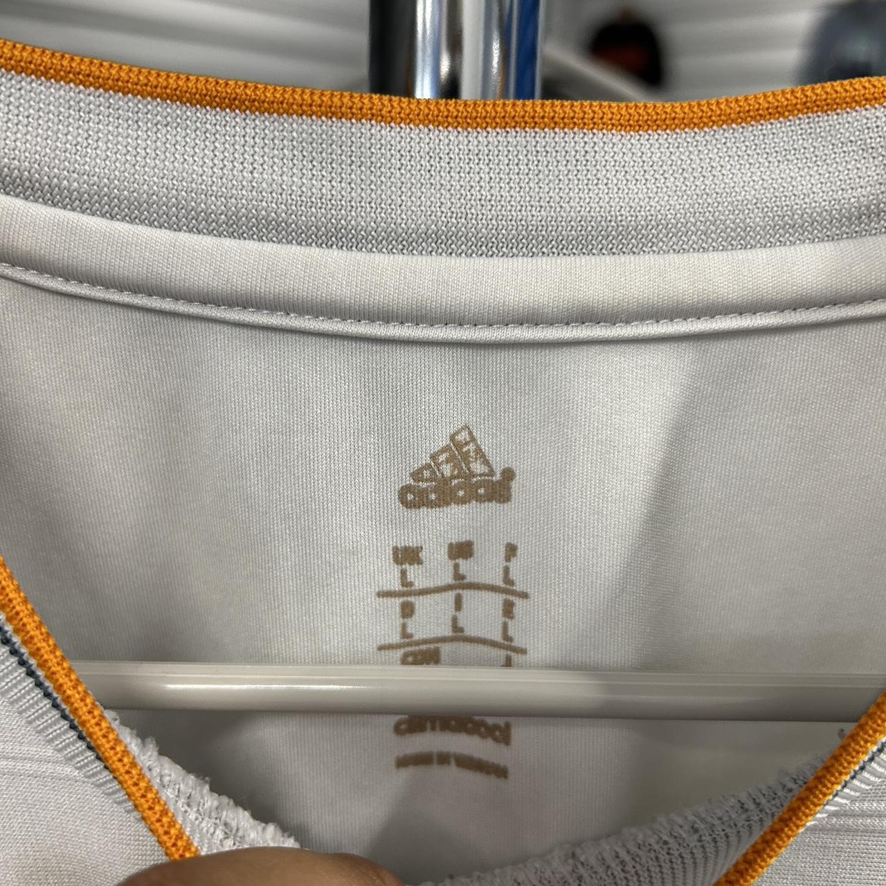 adidas real madrid 2013-14 orange classic third top - Depop