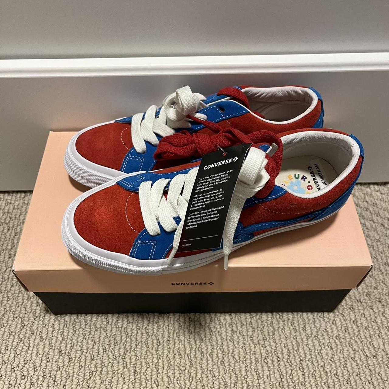 Golf le fleur shoes red and blue sale