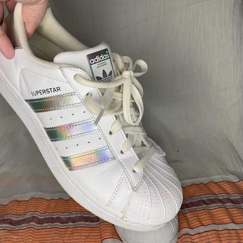 Womens Adidas Superstar Holographic Size 6 1 2 Fair