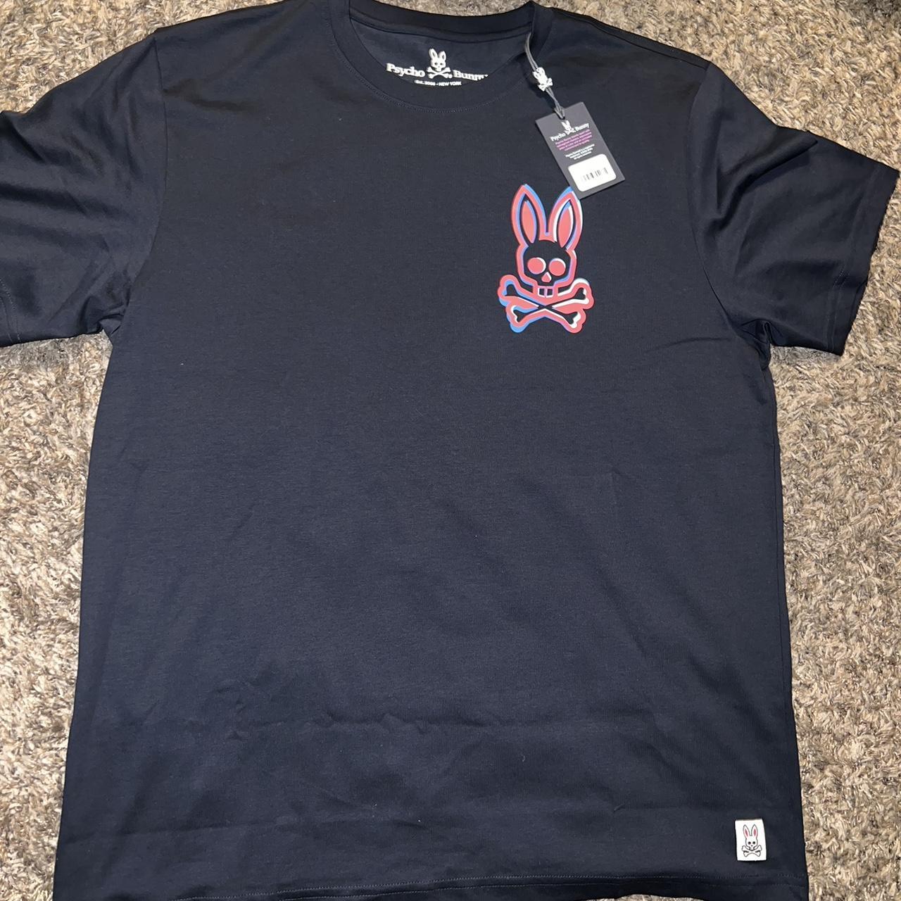 Psycho Bunny Men's Navy T-shirt (2)