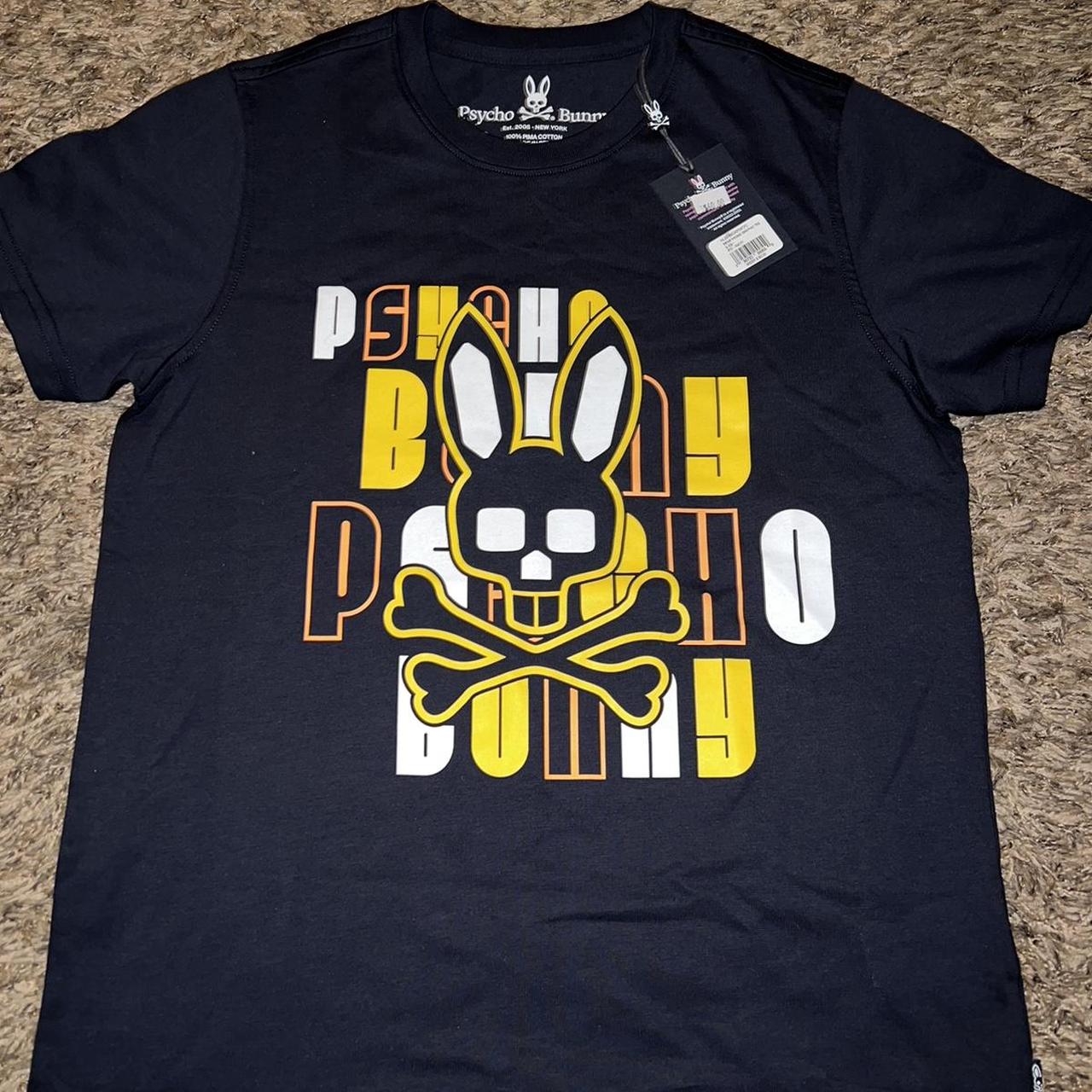 Psycho Bunny Men's Navy T-shirt (2)