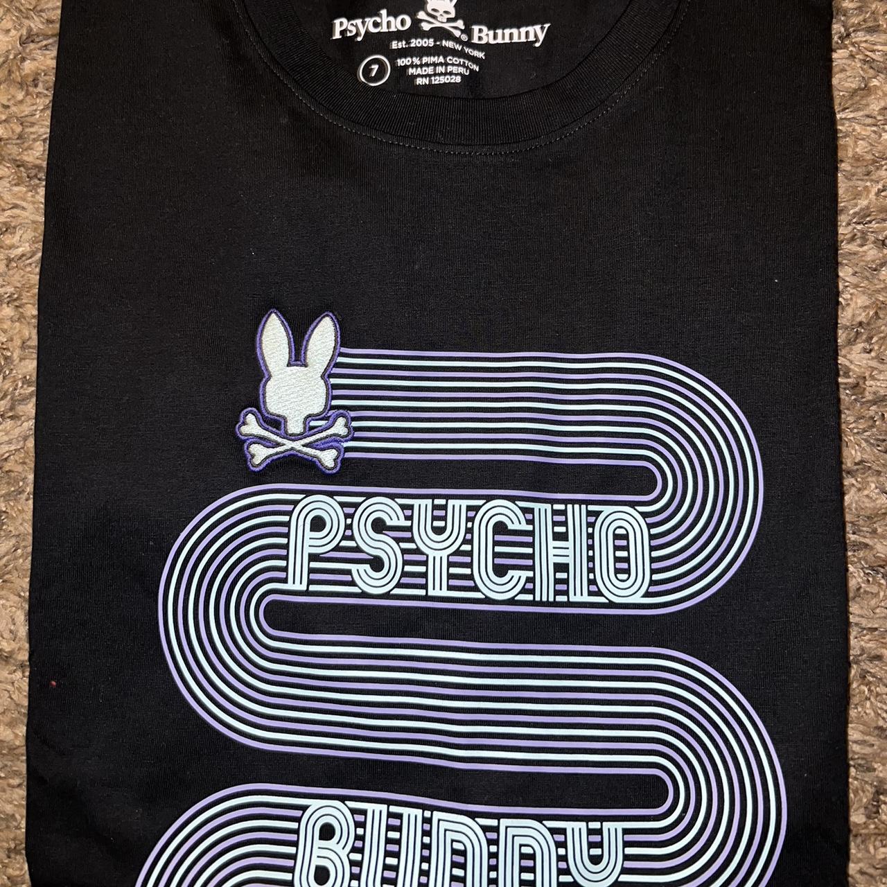 Psycho Bunny Men's Black T-shirt