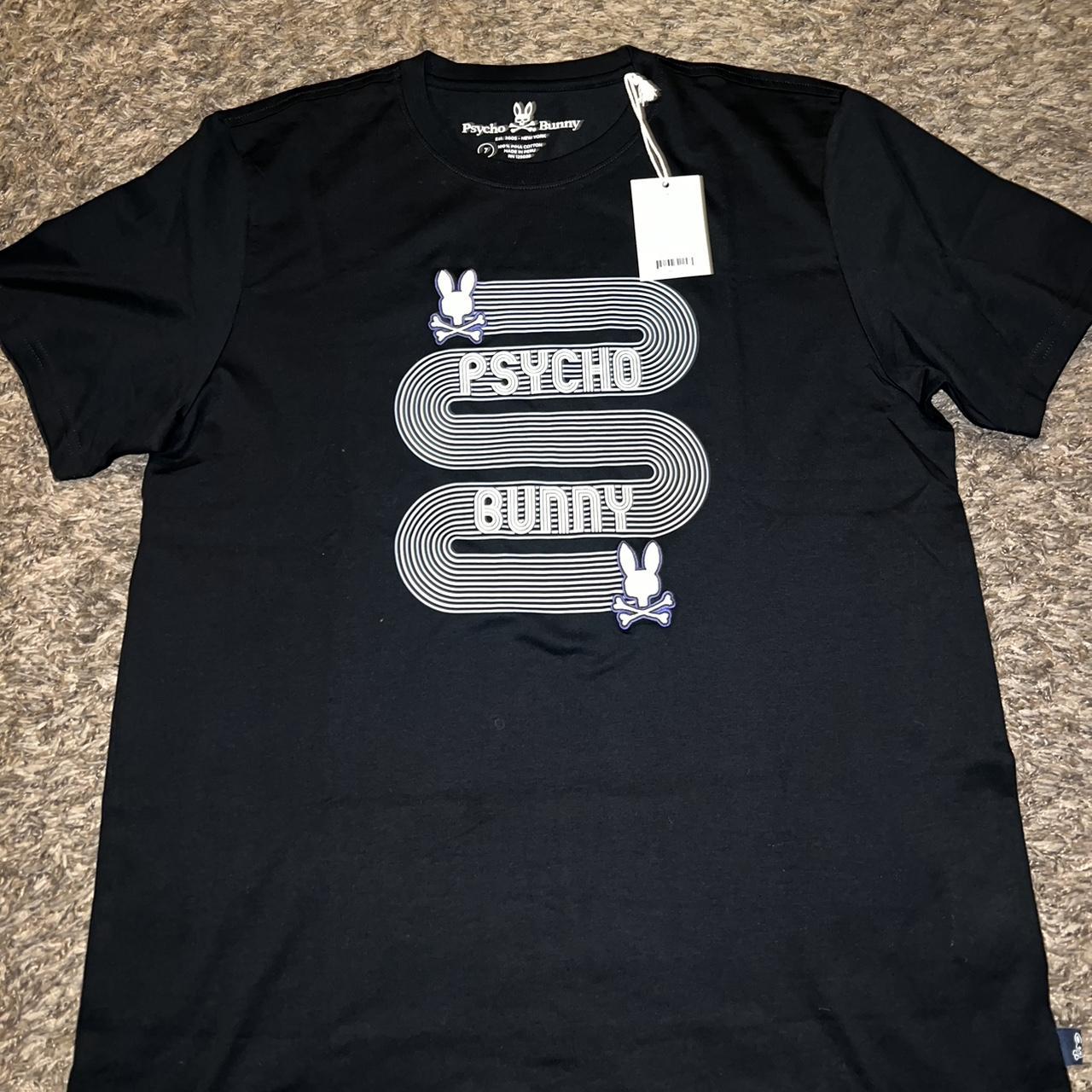 Psycho Bunny Men's Black T-shirt (2)