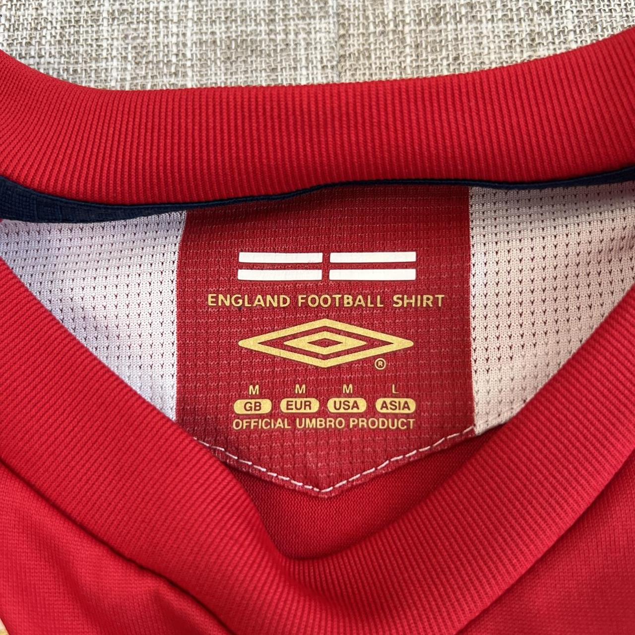 England Umbro 2006 World Cup Away Soccer... - Depop