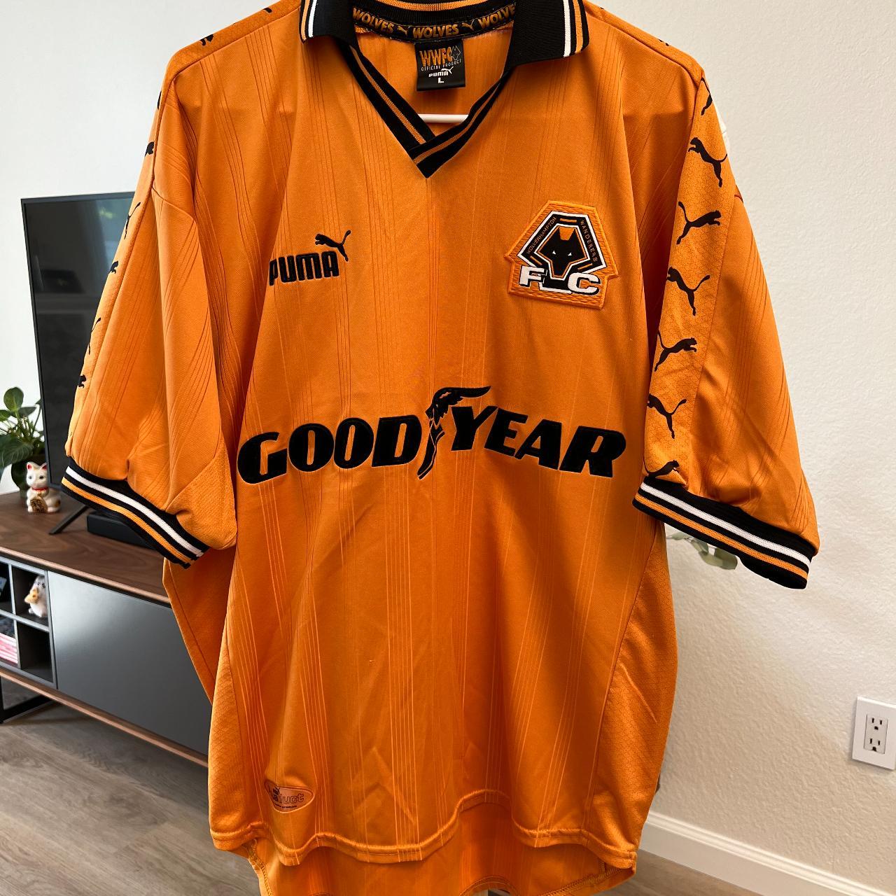 RARE Puma Wolverhampton Wanderers 98 00 Home. Depop