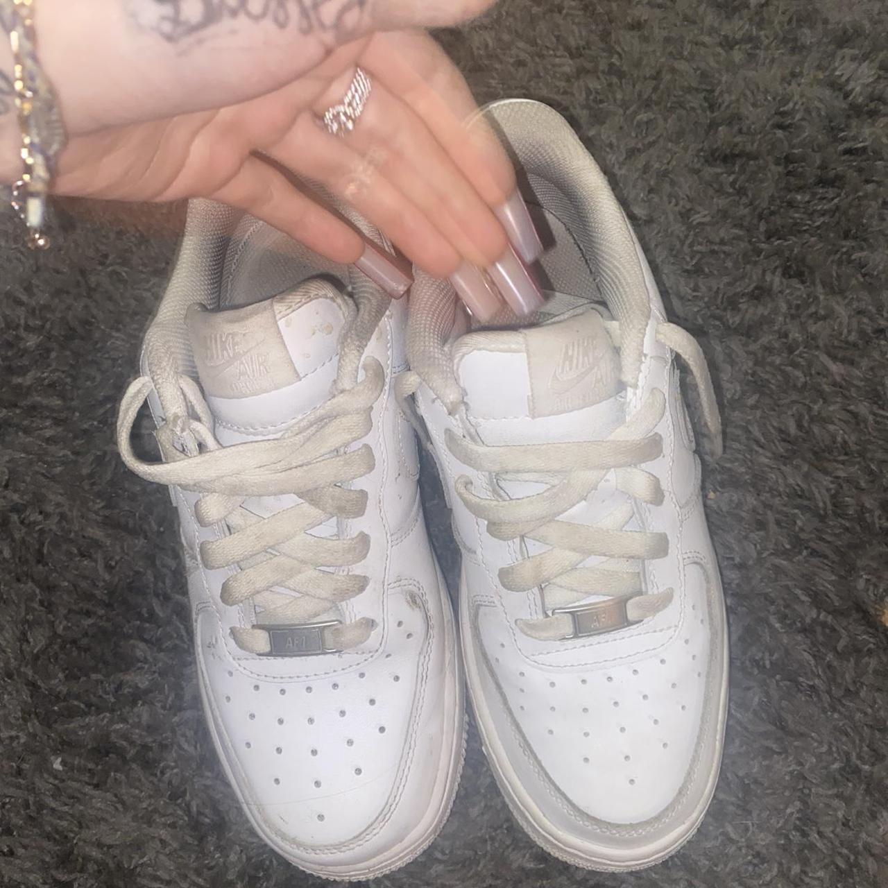 dirty white air force ones