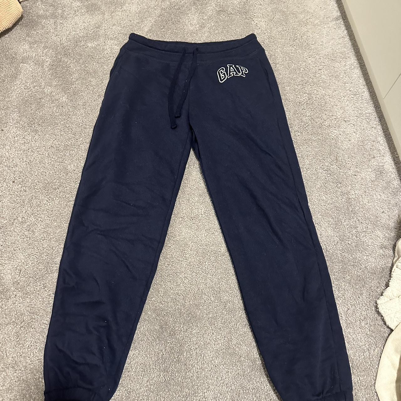 Gap navy Tracksuit pants, in very good condition... - Depop