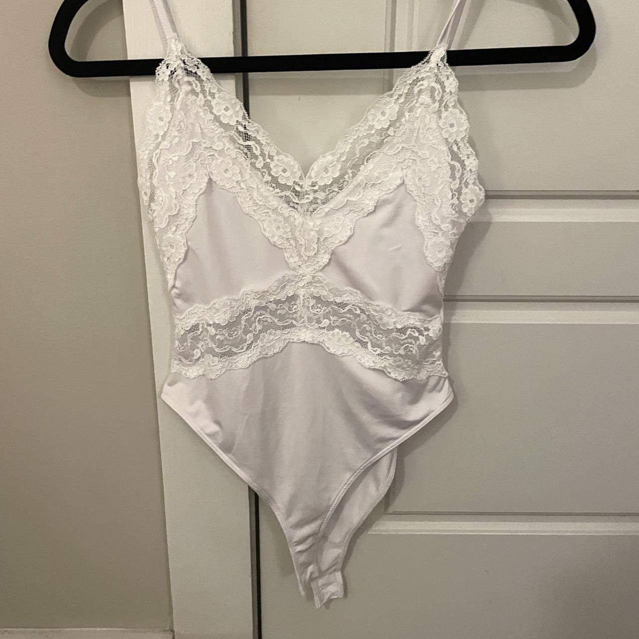 zara lace trim stretch bodysuit｜TikTok Search