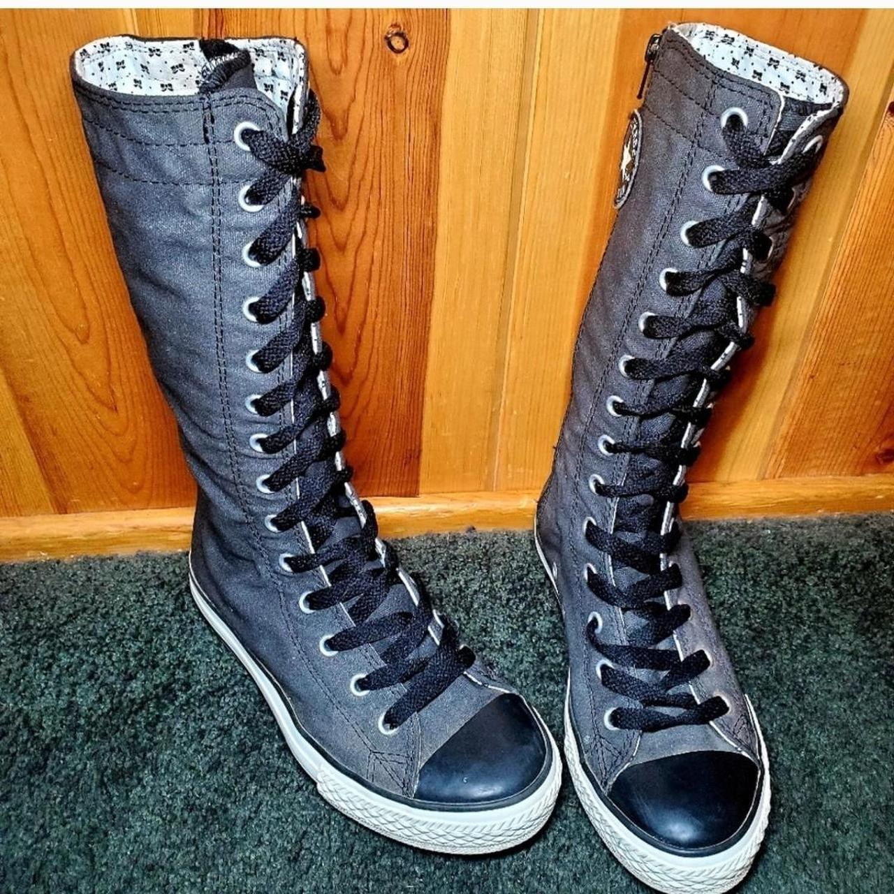 RARE Converse All Star Calf Knee High Junior. Depop