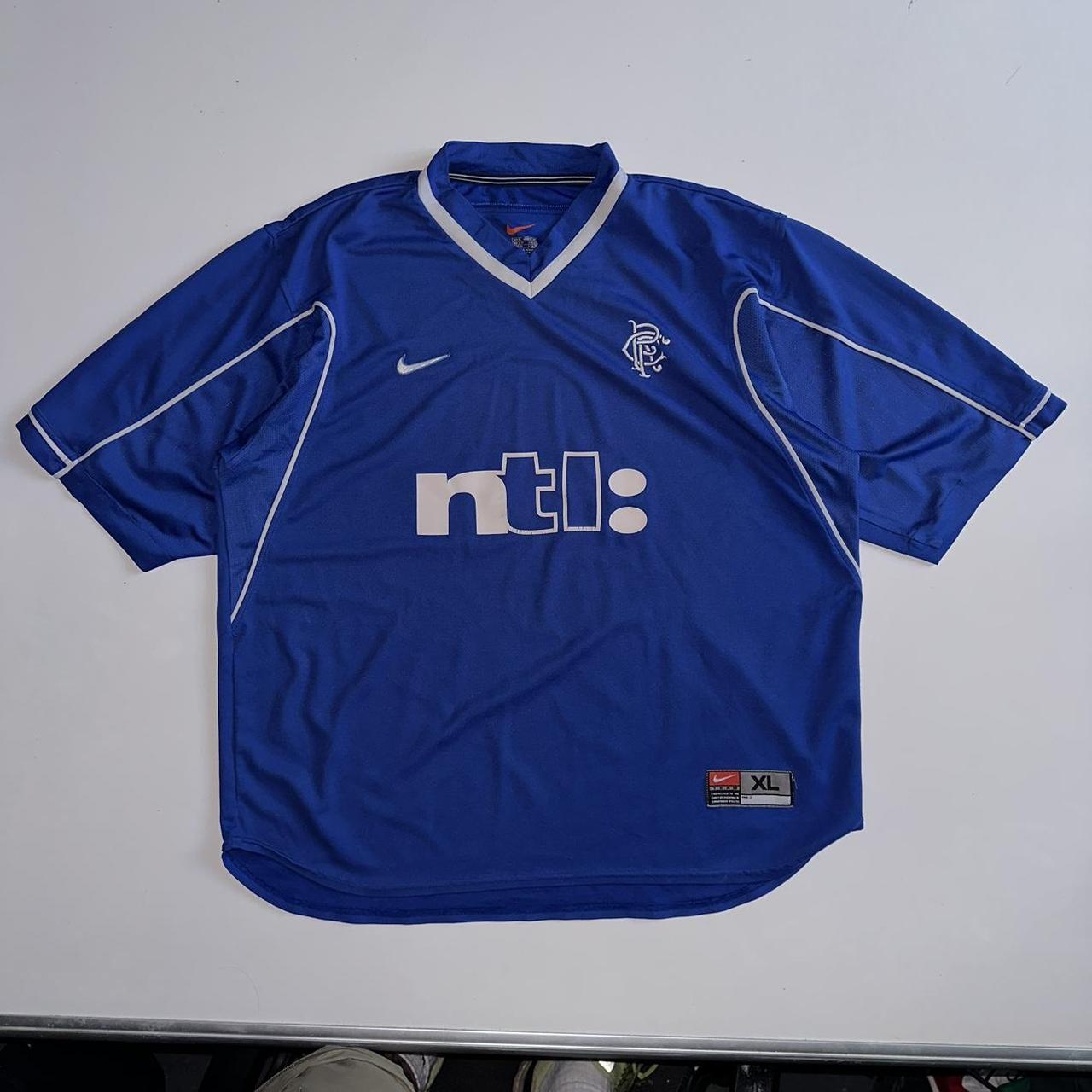 1999-01 Rangers Nike Home Shirt M