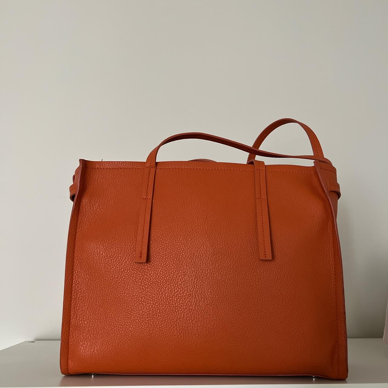 Zara Women's Orange Bag Depop