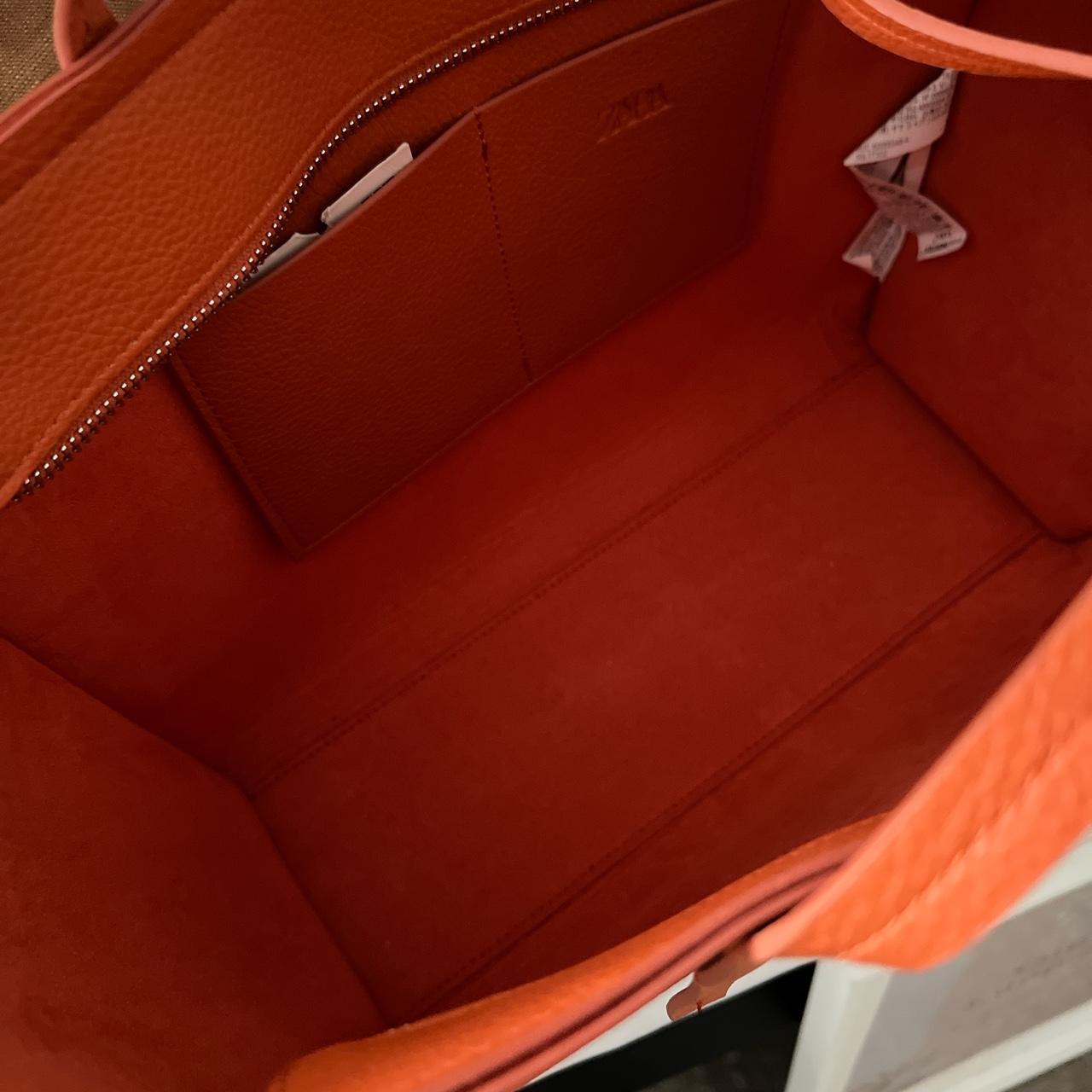 Zara Women's Orange Bag Depop