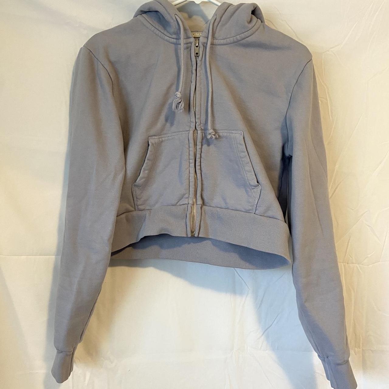 John Galt Light Blue Full Zip Hoodie