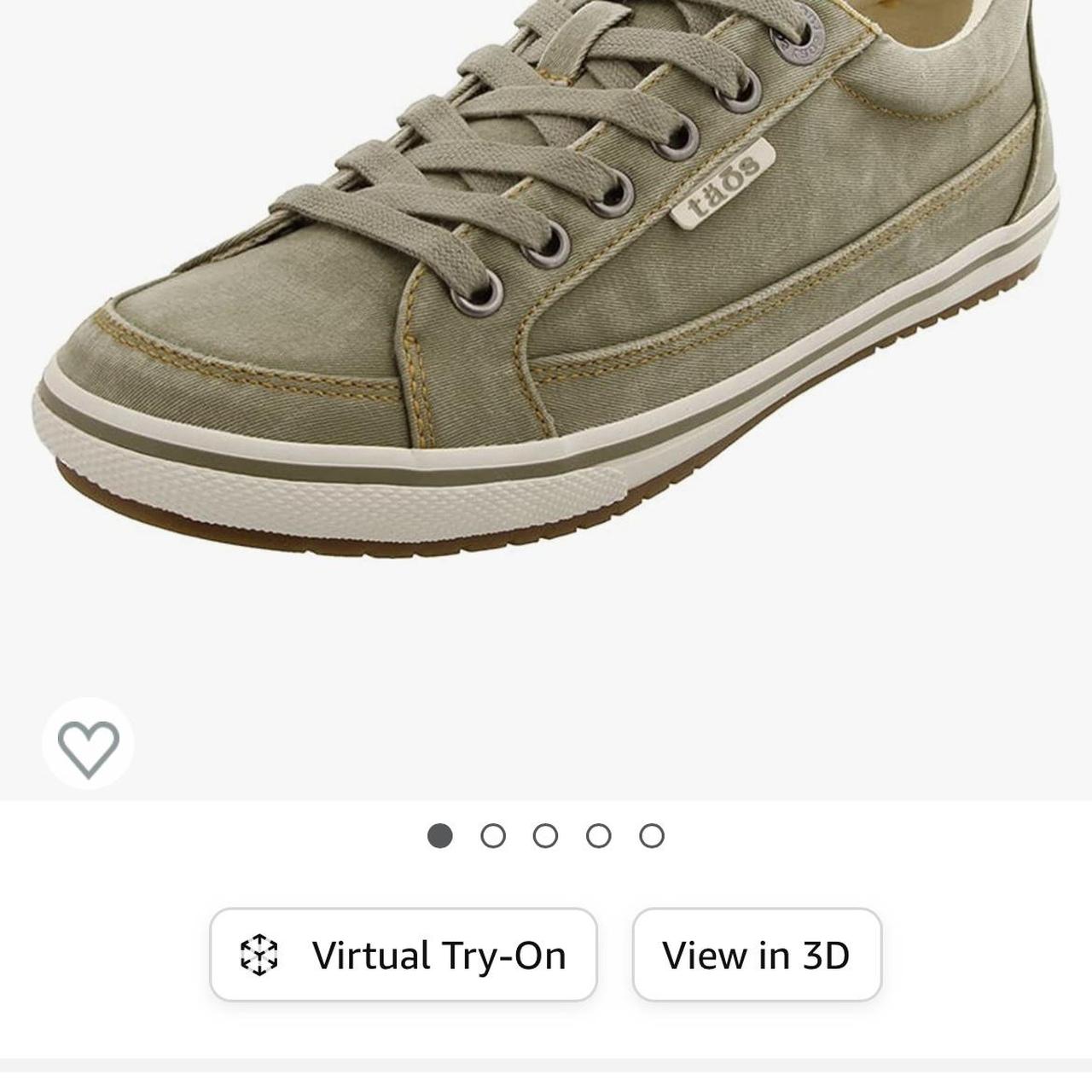 Sage green distressed, Taos sneakers. Women’s 9.5... Depop