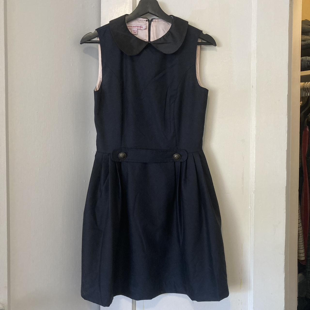 L’école des femmes Écolière dress in navy. Has a... - Depop