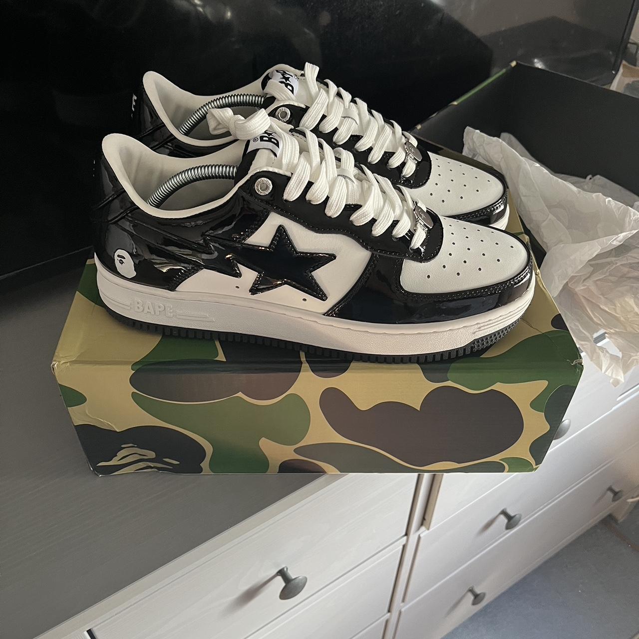 Black bapesta Uk size 11 100% authentic Brand new - Depop