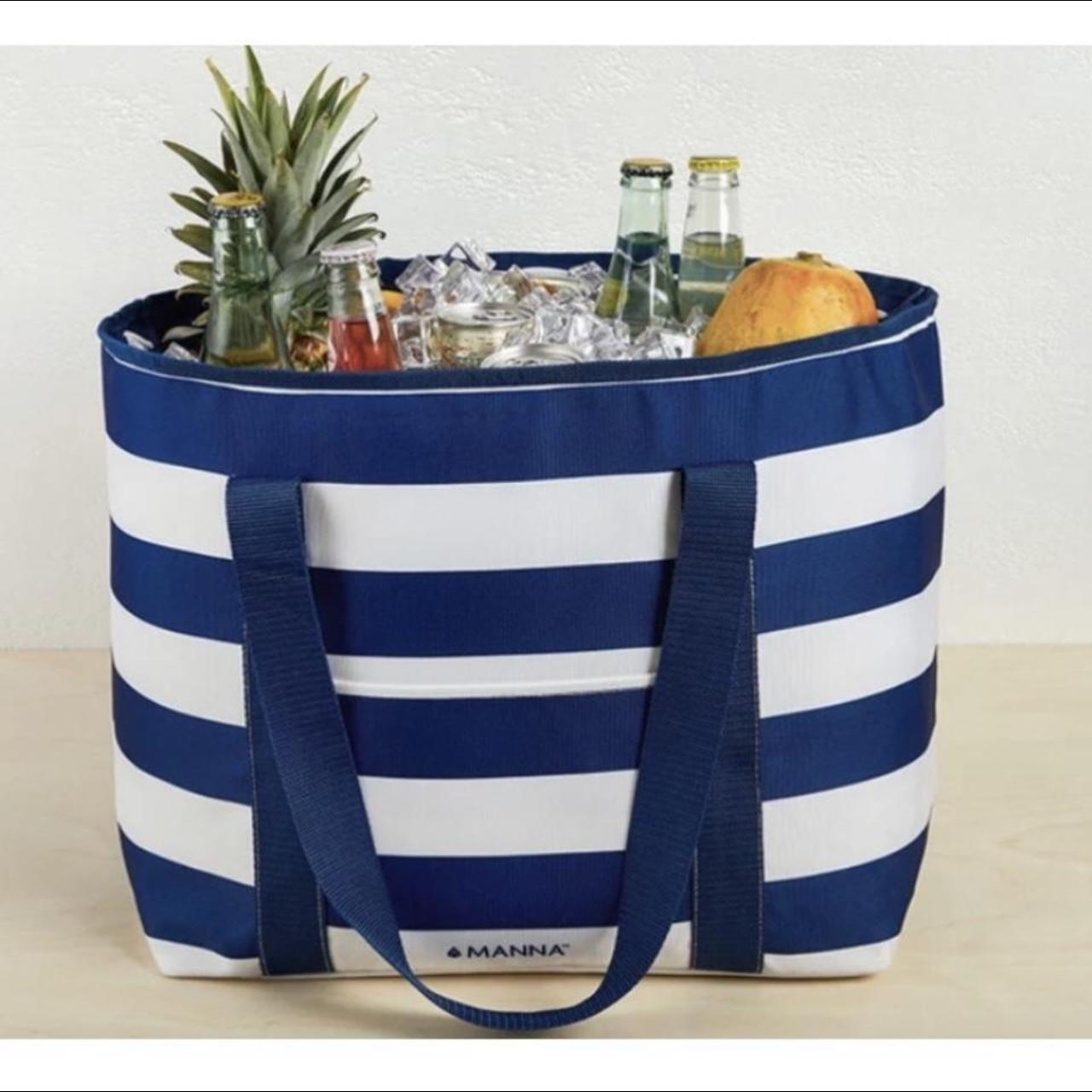 NIP MANNA Hydration Nautical Insulated Cooler Tote -... - Depop
