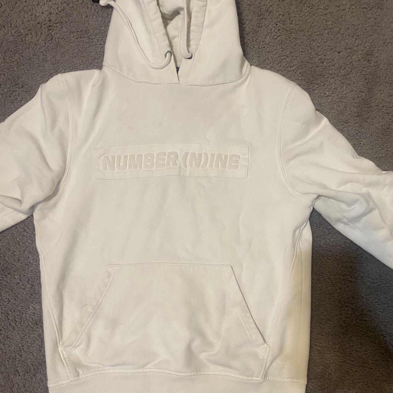 Number (N)ine Men's White Hoodie | Depop