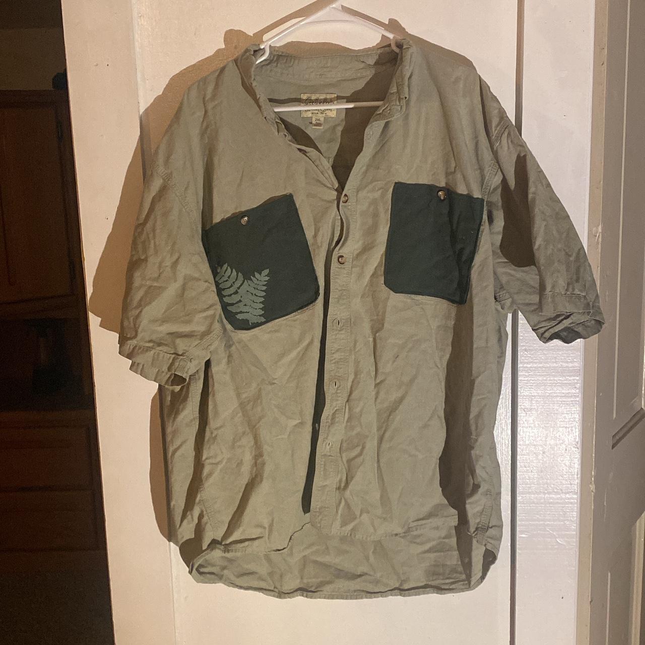 Cabelas XXL button up shirt. I took off the pockets... - Depop