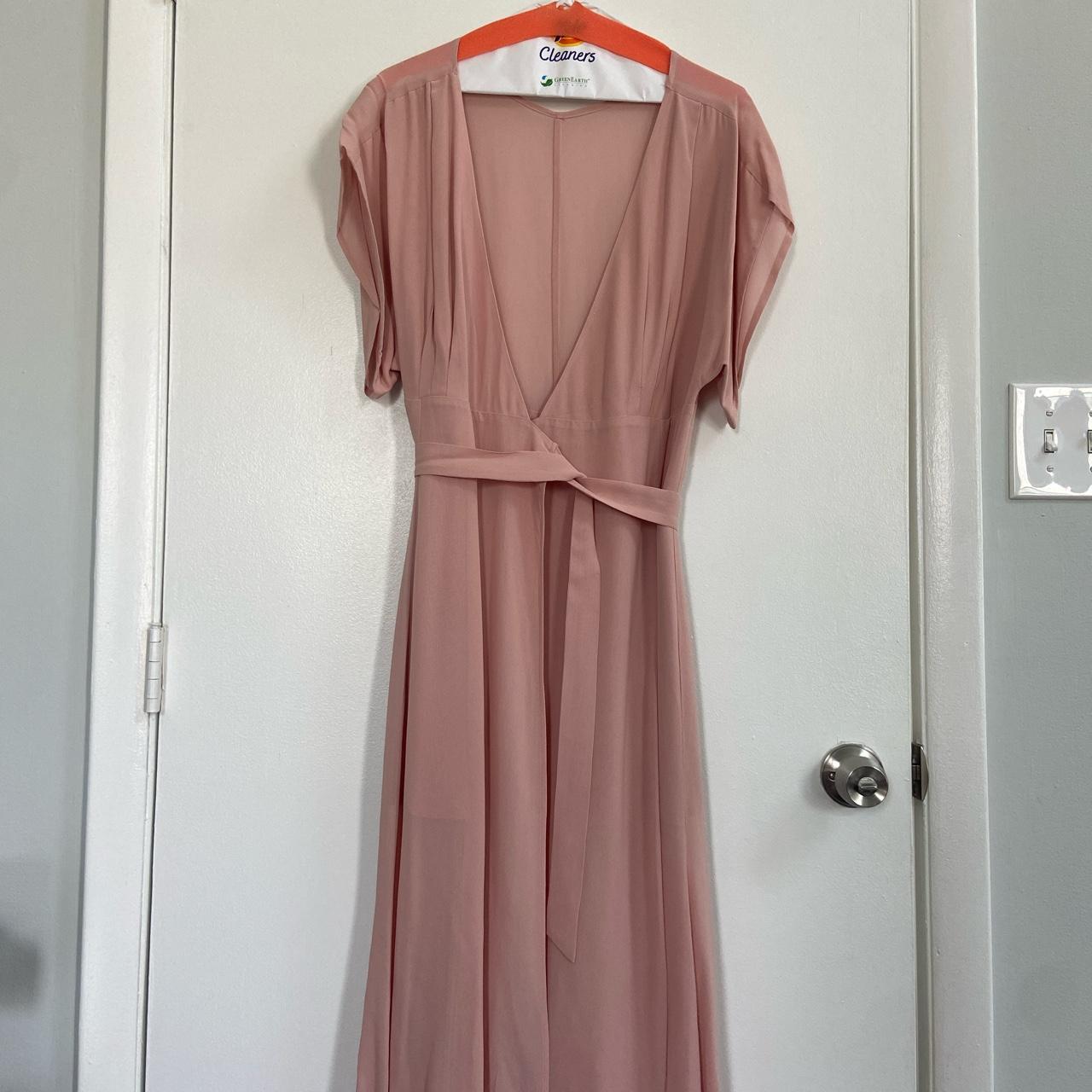 Reformation Winslow Dress in Blush Size 10, but... - Depop