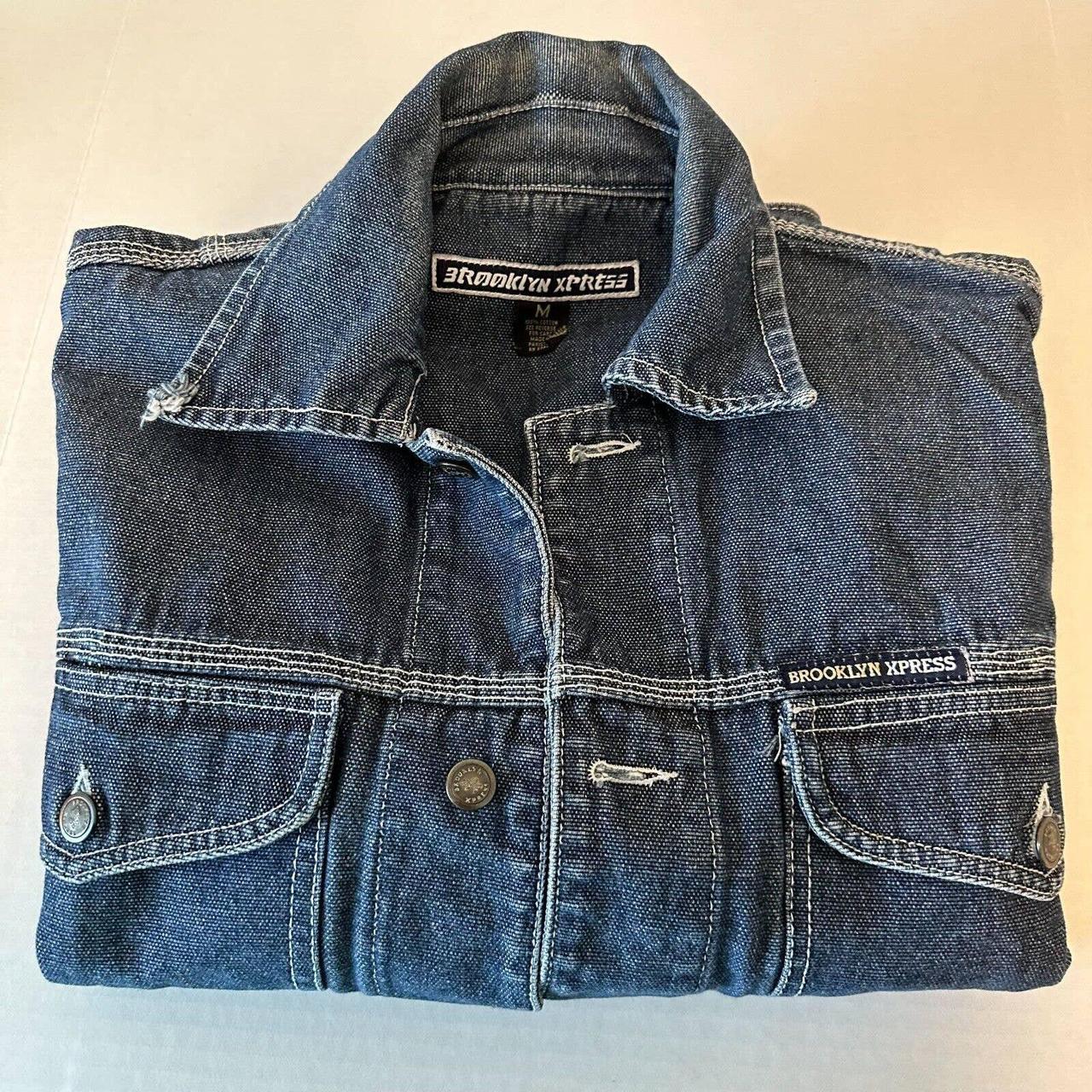 BROOKLYN XPRESS Blue Jean Jacket Men s Medium. Depop