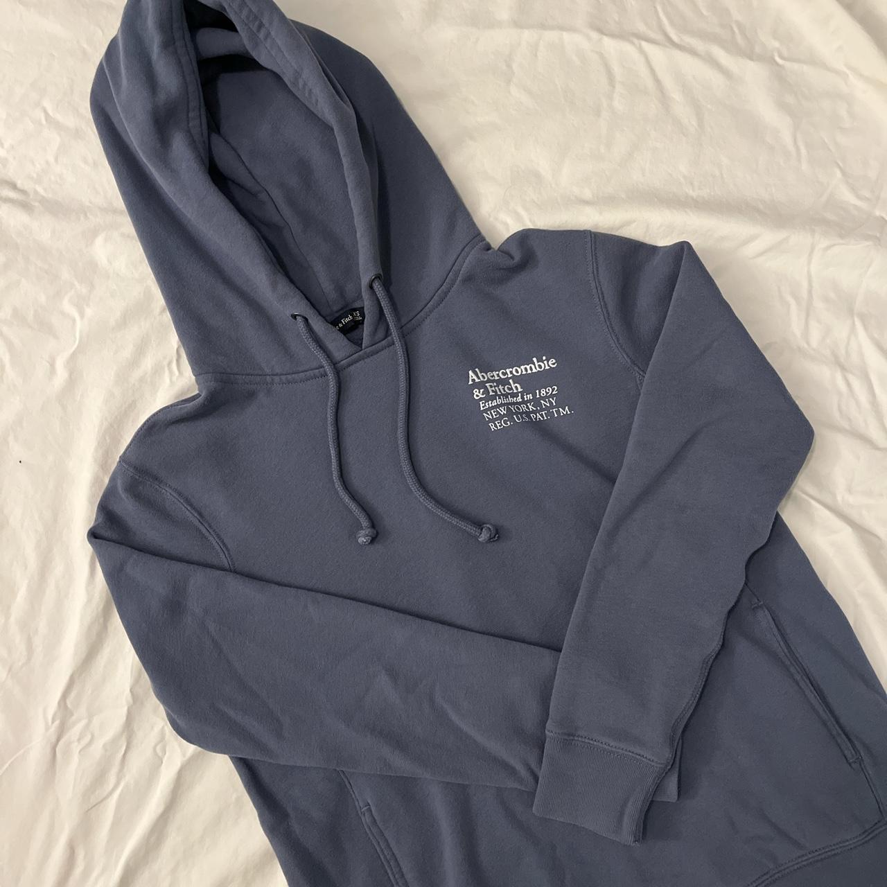 Abercrombie & Fitch Women's Navy Hoodie Depop