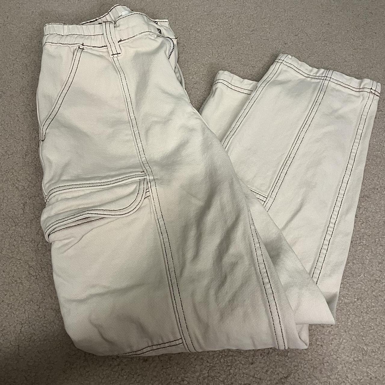 PacSun Cargo Pants (cream color) size women’s... Depop