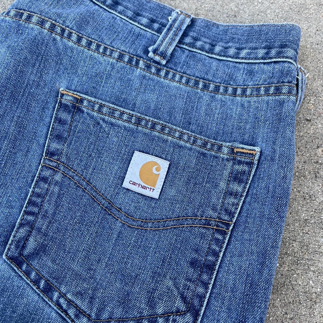 Vintage baggy carhartt pants Tagged 42x32 Good... - Depop