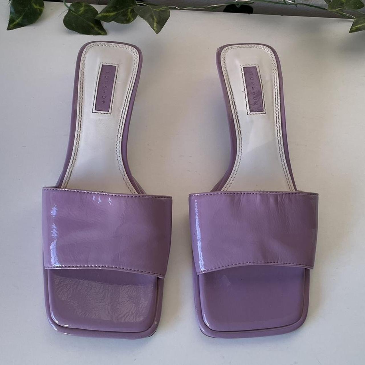 Purple TopShop Kitten Heels 💜: Size 5.5 US, 36... - Depop