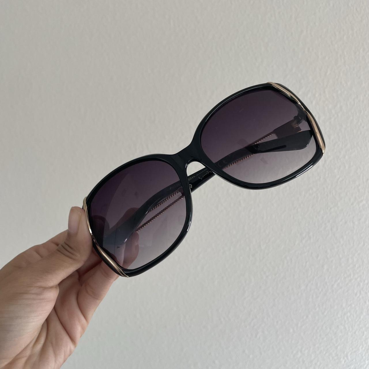 Oversized Y2K Jessica Simpson Sunglasses... - Depop