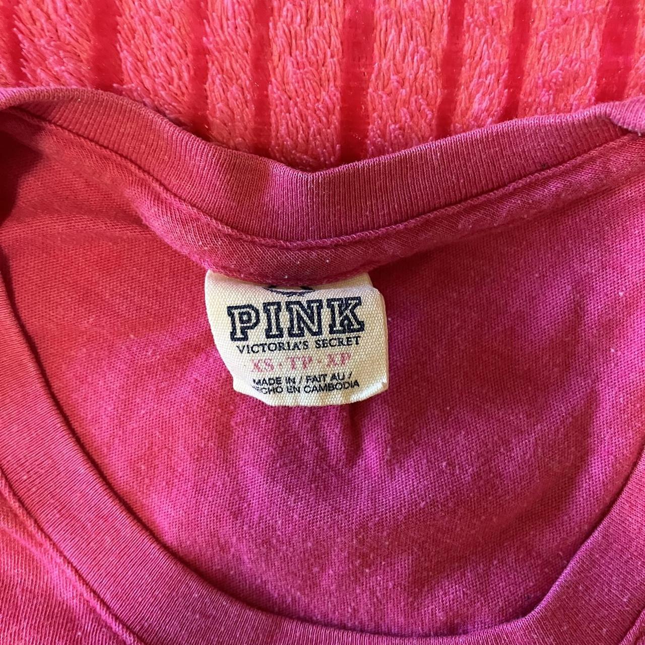 Y2K PINK shirt PINK by victoria’s secret y2k fitted... - Depop