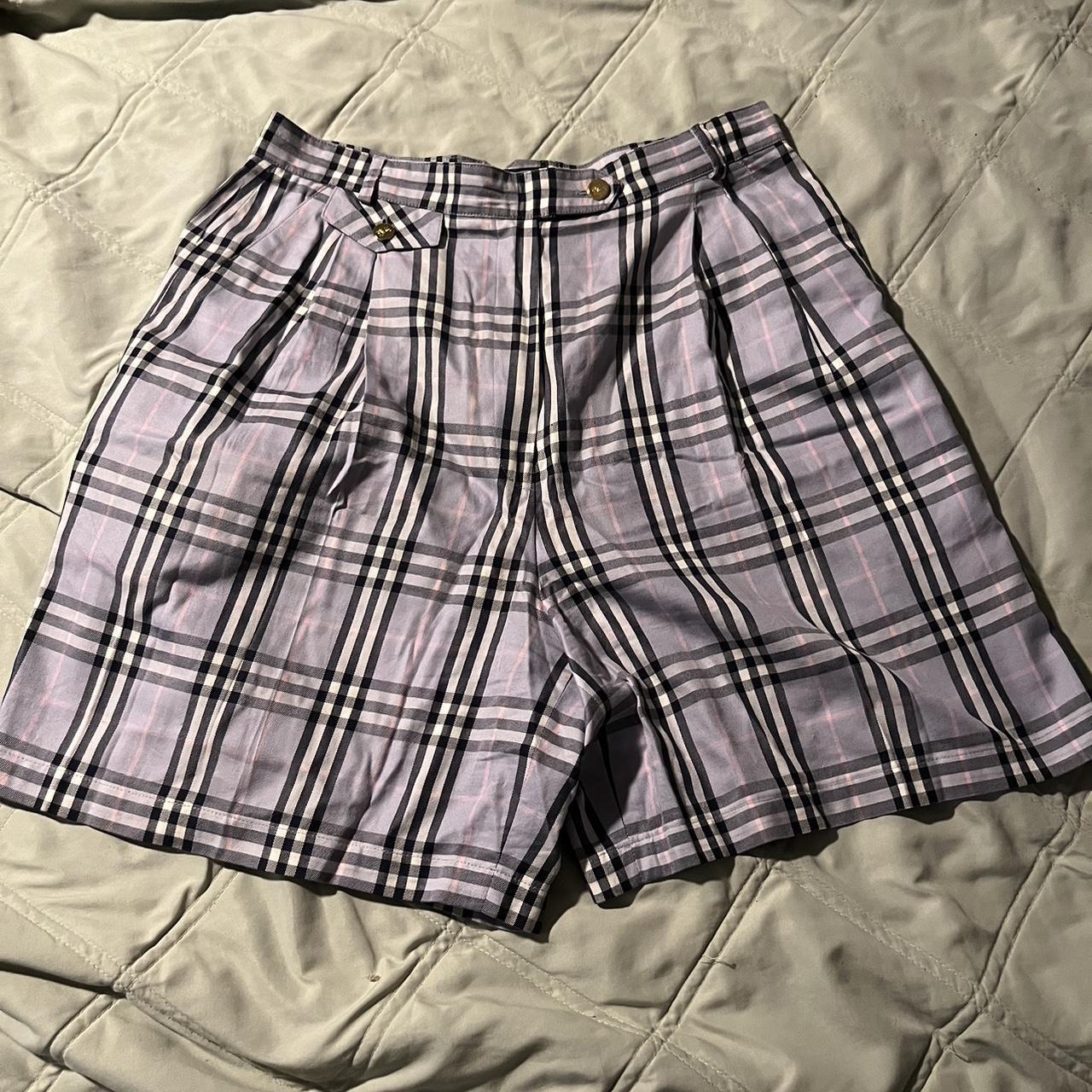 Burberry shorts womens clearance purple