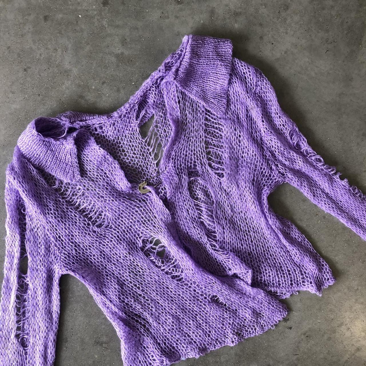 SPIDER KNIT SAMPLE 💜 LAST ONES EVER HOMIES, MASSIVE... - Depop