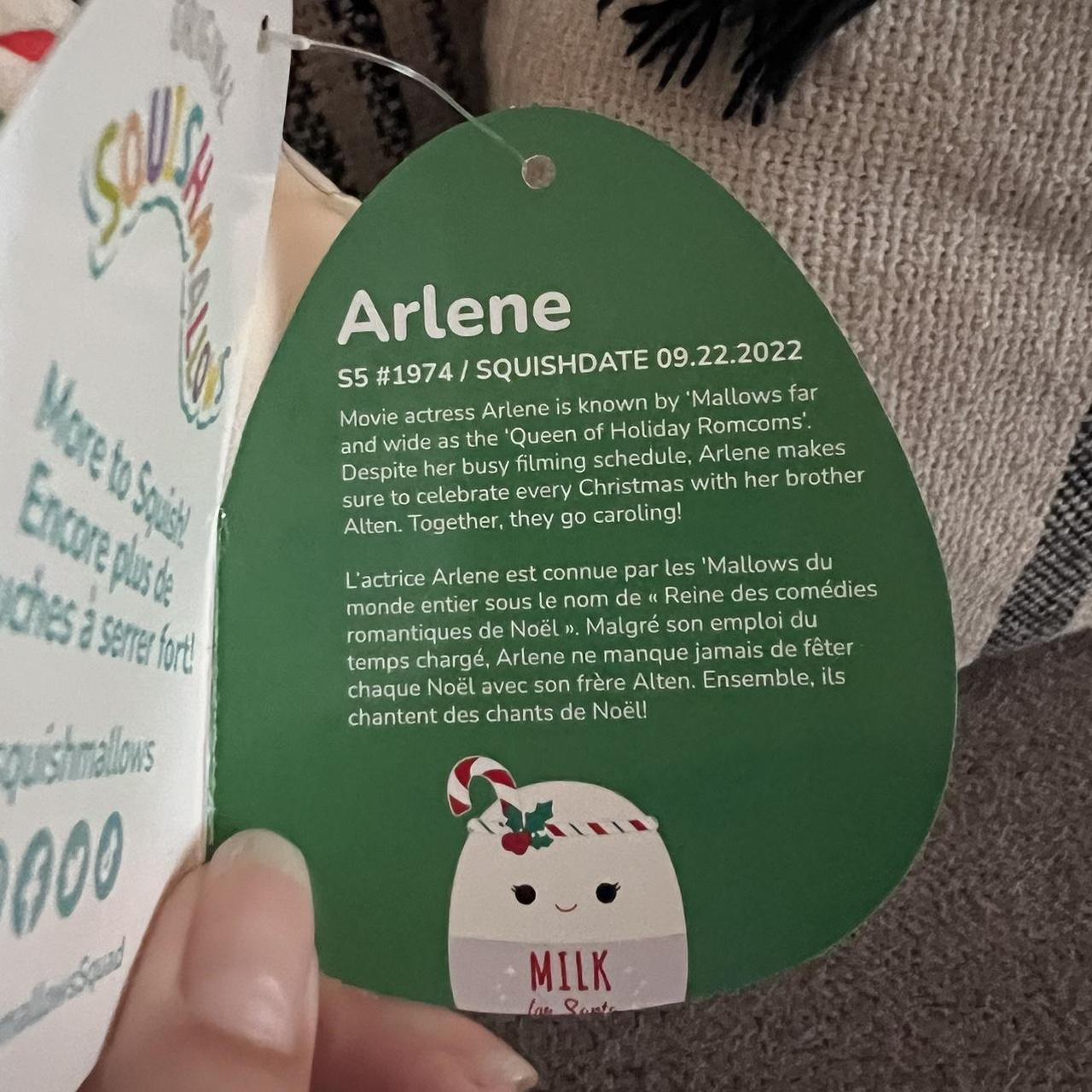 Squishmallow - Arlene Milk for Santa 8 Plush Holiday 2023