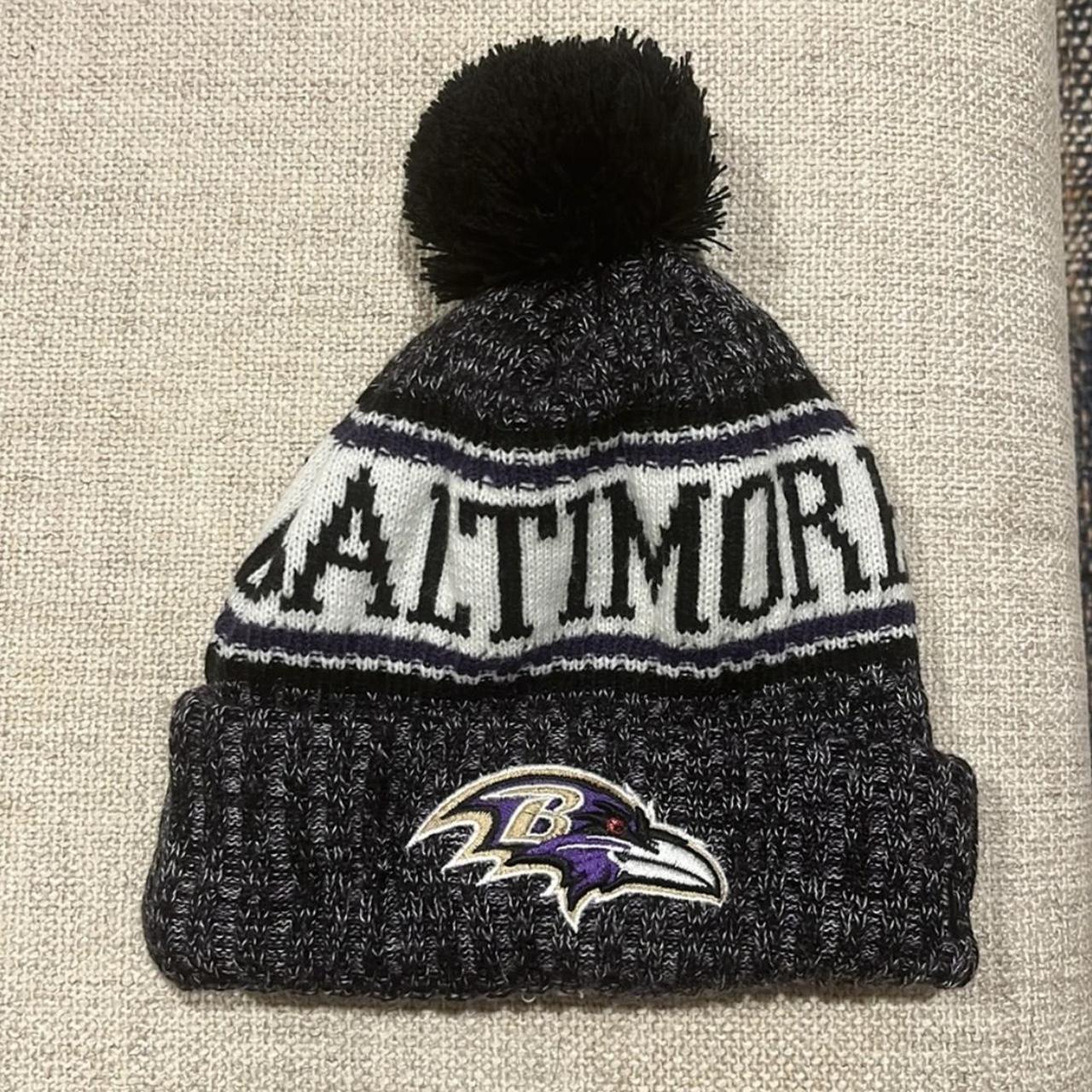 ravens knit hat