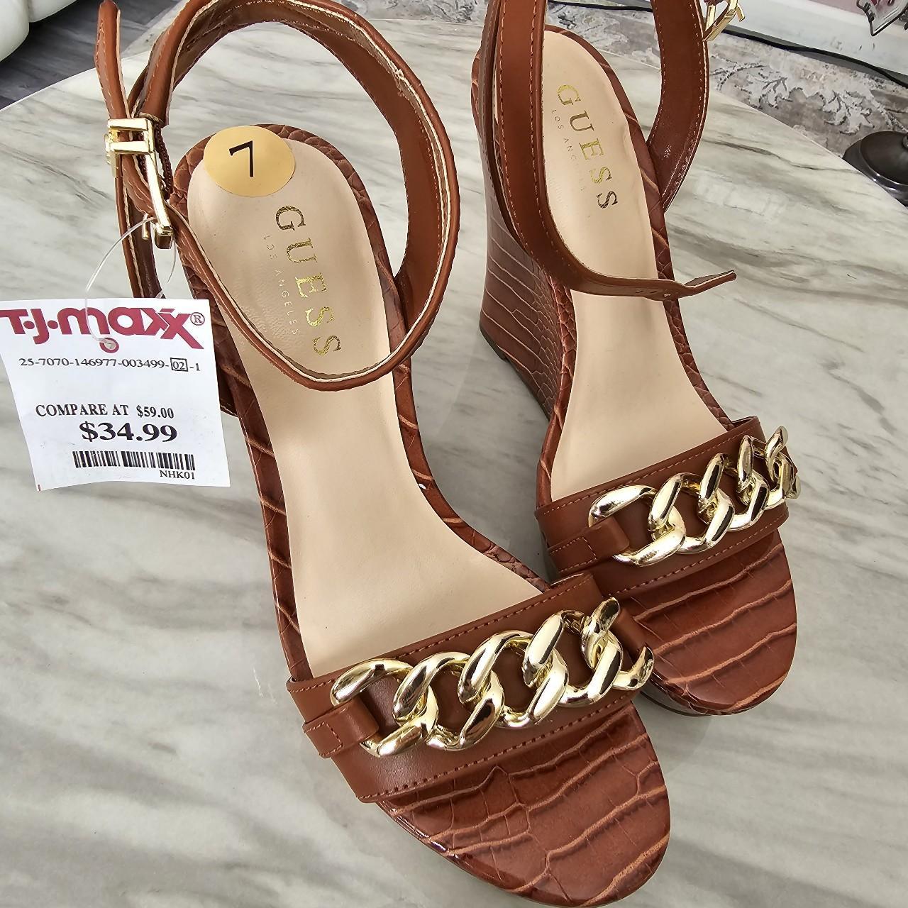 GUESS Rosty Bling T-Strap Sandals